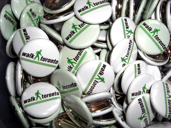 Walk Toronto buttons