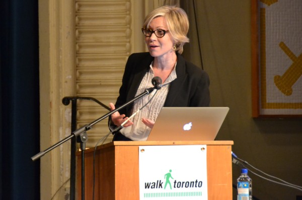 Jennifer Keesmaat speaks at Walk Toronto event